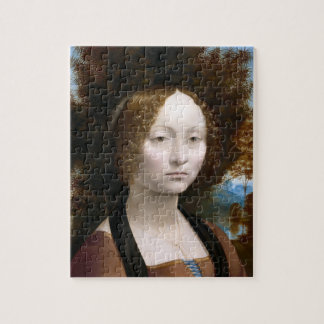 Leonardo da Vinci's Ginevra de' Benci  Jigsaw Puzzle
