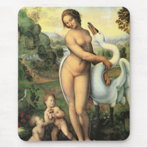 Leonardo da Vinci's Leda and the Swan Mouse Pad