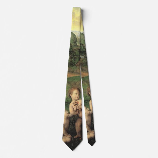 Leonardo da Vinci's Leda and the Swan Tie (Front)