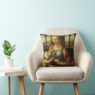 Leonardo da Vinci's Madonna of the Carnation Cushion