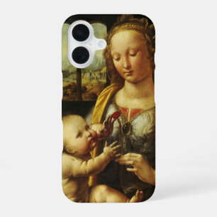 Leonardo da Vinci's Madonna of the Carnation iPhone 16 Case