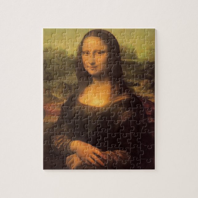 Leonardo Da Vinci's Mona Lisa Jigsaw Puzzle (Vertical)