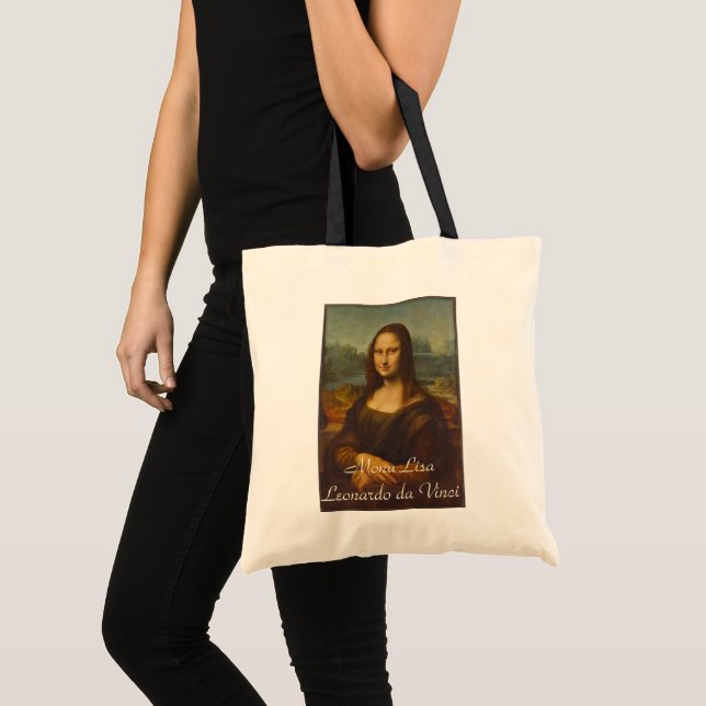 Leonardo da Vinci's Mona Lisa, Renaissance Art Tote Bag (Front (Product))