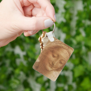 Leonardo da Vinci's Portrait of Saint Anne Study Key Ring