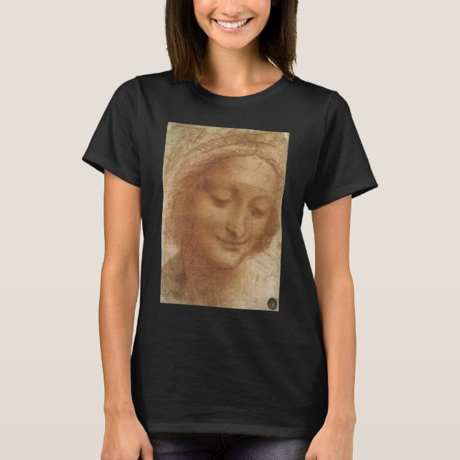 Leonardo da Vinci's Portrait of Saint Anne Study T-Shirt (Front)