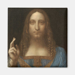 Leonardo da Vinci's Salvator Mundi (Jesus Christ) Magnet