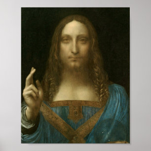 Leonardo da Vinci's Salvator Mundi Poster
