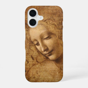 Leonardo da Vinci's Scapigliata, Head of a Woman iPhone 16 Case
