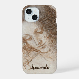Leonardo da Vinci's Study of the Head of Leda iPhone 15 Case
