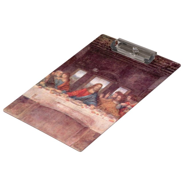 Leonardo da Vinci's The Last Supper Clipboard (Angled)