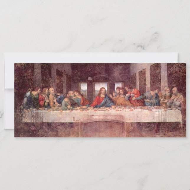 Leonardo da Vinci's The Last Supper Invitation (Front)