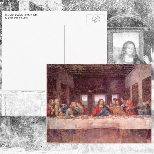 Leonardo da Vinci's The Last Supper Postcard (Creator Uploaded)