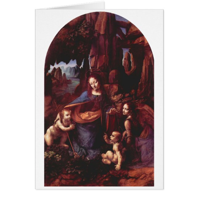 Leonardo da Vinci's Virgin (Madonna) of the Rocks (Front)