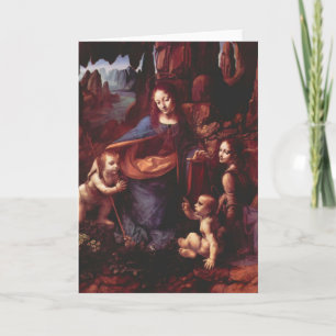 Leonardo da Vinci's Virgin (Madonna) of the Rocks Card