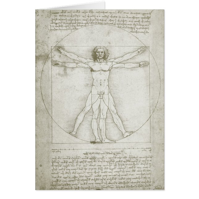 Leonardo da Vinci's Vitruvian Man (Front)