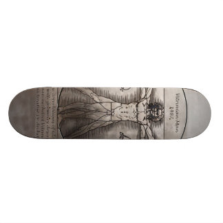 Leonardo daVinci's Vitruvian Man Skateboard