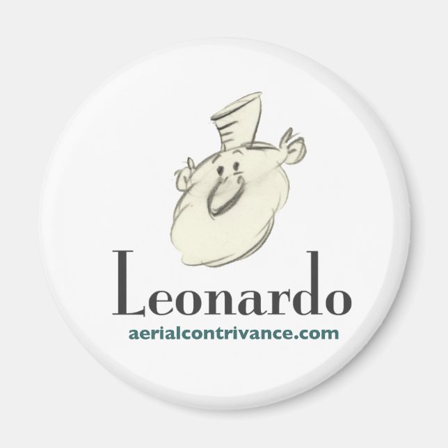 Leonardo - magnet standard size (Front)