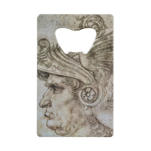 Leonardo’s Helmeted Warrior