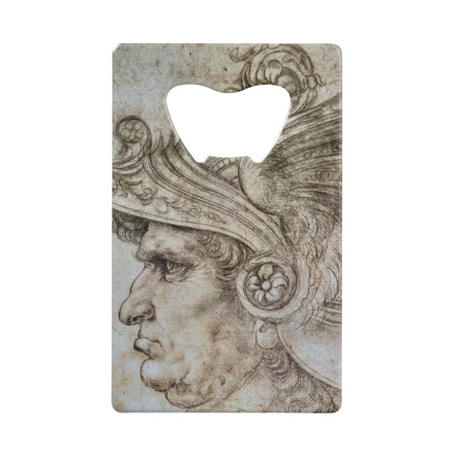 Leonardo’s Helmeted Warrior  (Front)