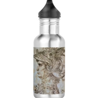 Leonardo’s Helmeted Warrior 532 Ml Water Bottle