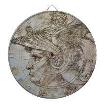 Leonardo’s Helmeted Warrior Dartboard