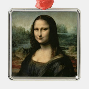 Leonardo Vinci   Mona Lisa, c.1503-6 Metal Tree Decoration