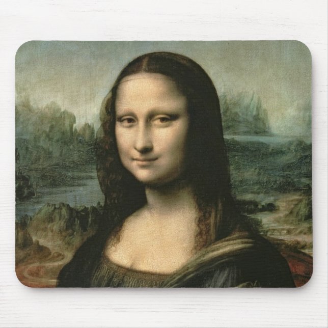 Leonardo Vinci | Mona Lisa, c.1503-6 Mouse Pad (Front)