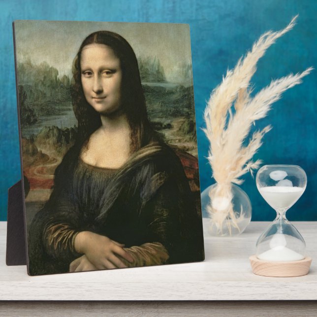 Leonardo Vinci | Mona Lisa, c.1503-6 Plaque (Side)