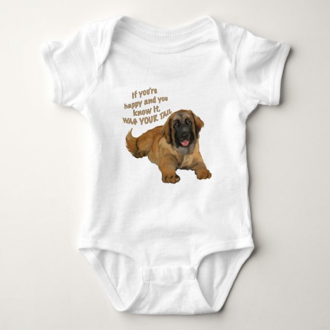 Leonberger Baby Bodysuit (Front)
