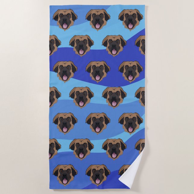 Leonberger  Beach Towel (Front)