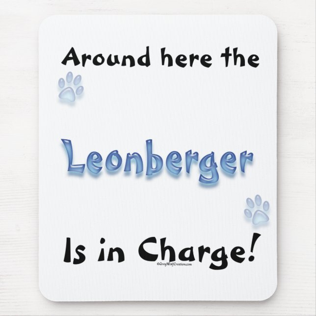 Leonberger Charge Mouse Pad (Front)