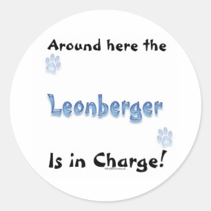 Leonberger Charge - Sticker