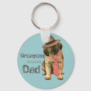 Leonberger Dad Key Ring