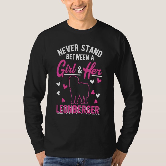 Leonberger Girl T-Shirt (Front)