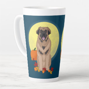 Leonberger Halloween Autumn Latte Mug