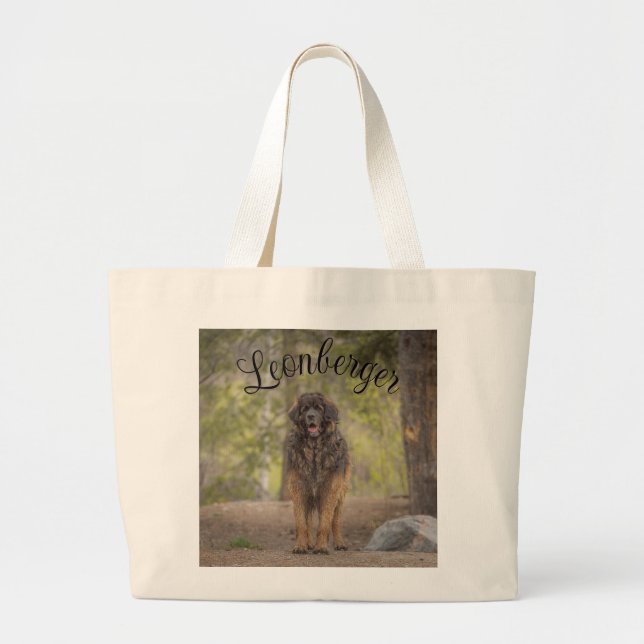 Leonberger  large tote bag (Front)