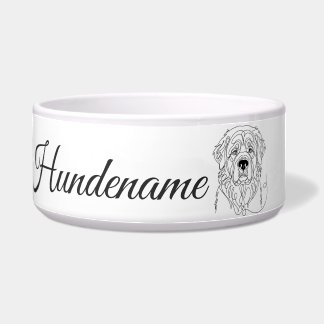 Leonberger Minimalist Line Art personalized dog bo