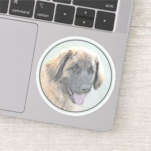 Leonberger Painting - Cute Original Dog Art
