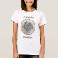 Leonberger Painting - Cute Original Dog Art