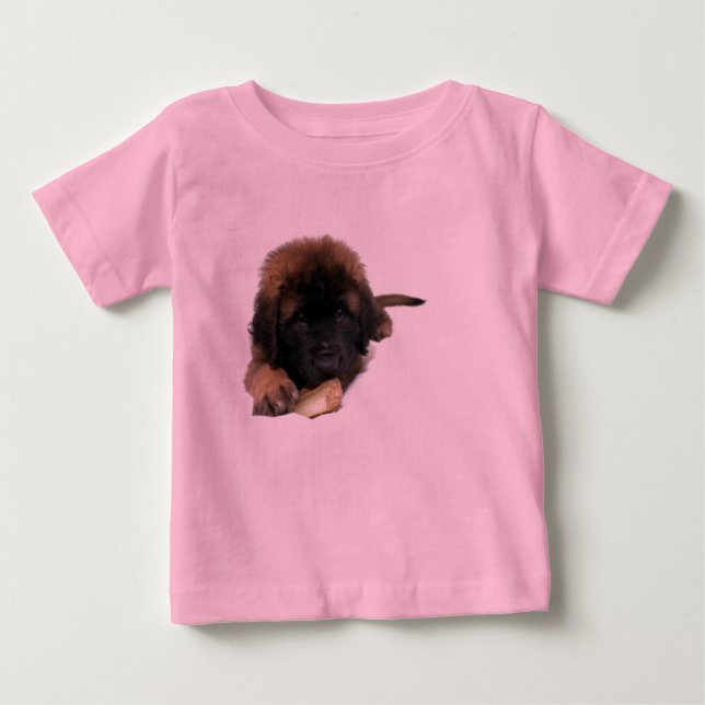 leonberger puppy baby T-Shirt (Front)