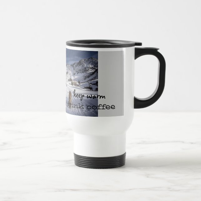 Leonberger travel mug keep warm (Right)