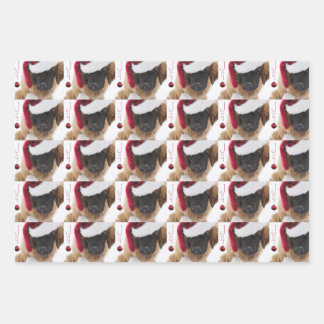 Leonberger variety wrapping paper sheet