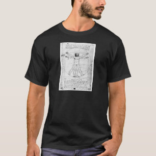 Leondardo Da Vinci Proportion Man T-Shirt