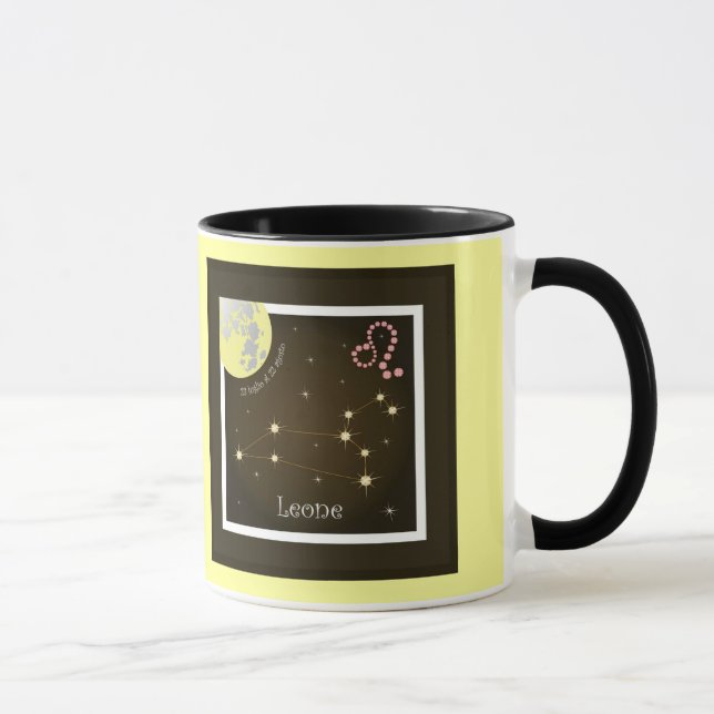 Leone 23 luglio al 22 agosto mug (Right)