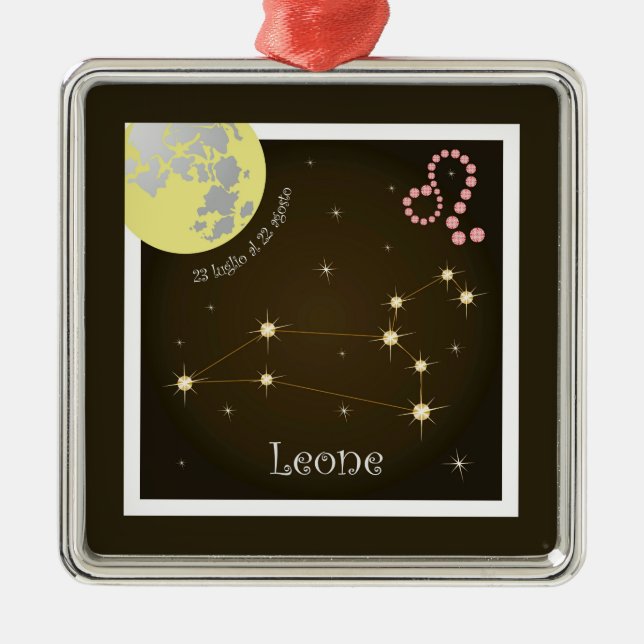 Leone 23 luglio al 22 agosto Ornament (Front)