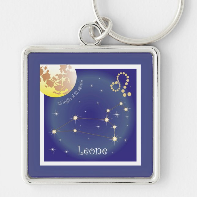 Leone 23 luglio al 22 agosto Schlüsselanhänger Key Ring (Front)