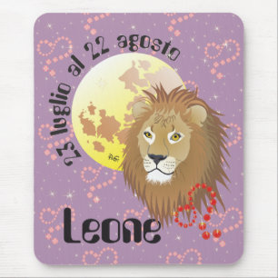 Leone 23 luglio al 22 agosto Tappetini per mouse Pad