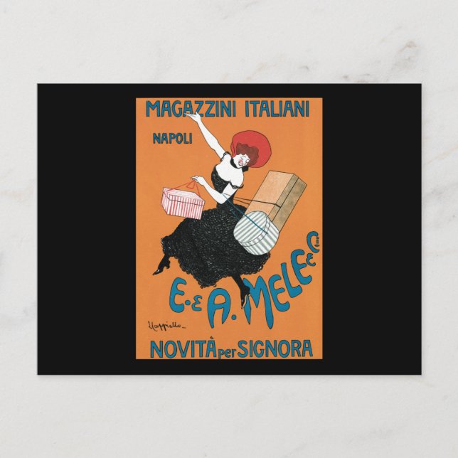 Leonetto Cappiello Magazzini Italiani Postcard (Front)