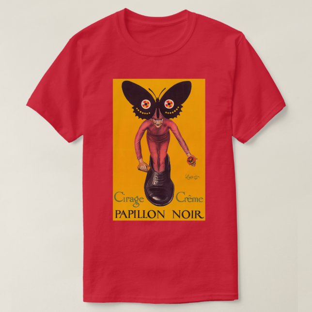 Leonetto Cappiello Papillon Noir 1921 T-Shirt (Design Front)