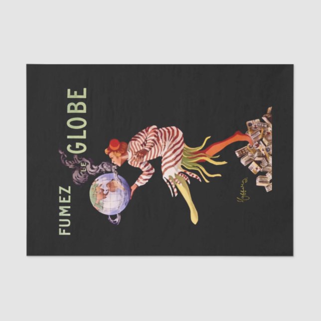 Leonetto Cappiello Smoking Advertising Poster Tissue Paper (Front)